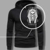 Détails du Design Hoodie Hibou pour Hommes Barbus et Fiers