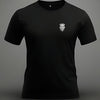T-shirt noir Barbu Panda Samouraï avec illustration puissante, pour les barbus à l’esprit guerrier