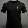 T-shirt noir Bearded Badass avec logo distinctif pour hommes barbus rebelles