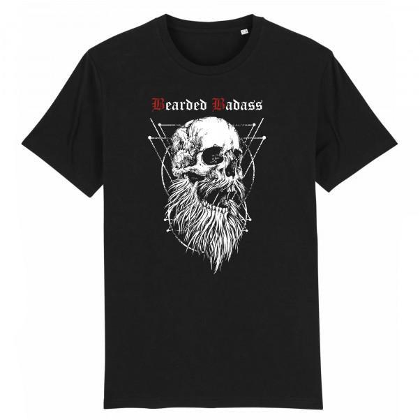T-shirt Barbu Bearded Badass Noir Bio Grahamhold