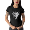 T-shirt Hibou design tatouage femme col rond 100% coton Graham Hold